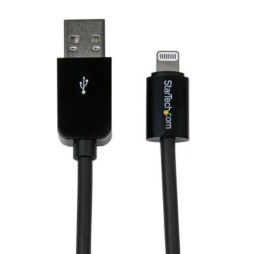 Startech.com 3m [10ft] Long Black for Apple 8-pin Connector To Usb Cable For
