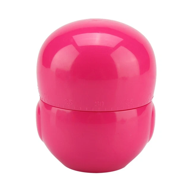 (rojo rosa) abril regalo temporizador de cocina alarma fuerte temporizador mecánico simple