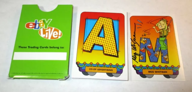 Ebay Live 2004 Trading Card Set A To Z With Meg Whitman Autograph