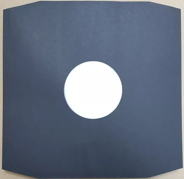 Premium 12" Poly Lined Black Paper Replacement Vinyl Record Inner Sleeves New