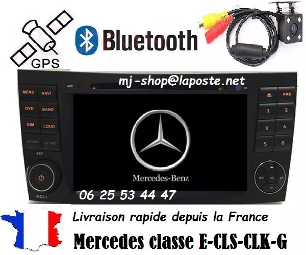 AUTORADIO ANDROID GPS DVD wifi BT USB Mercedes Classe E(W211)-CLS(W219)- G(W463)