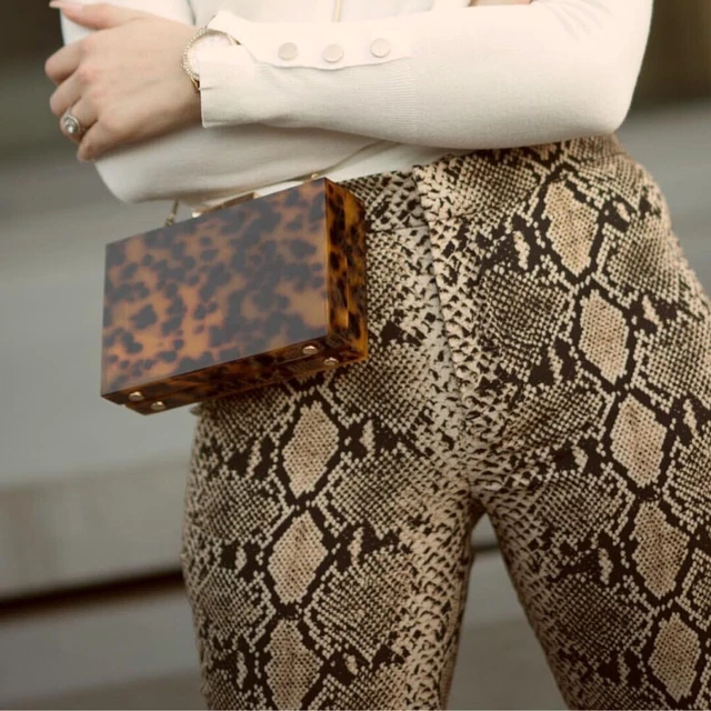 Zara tortoiseshell clutch hotsell