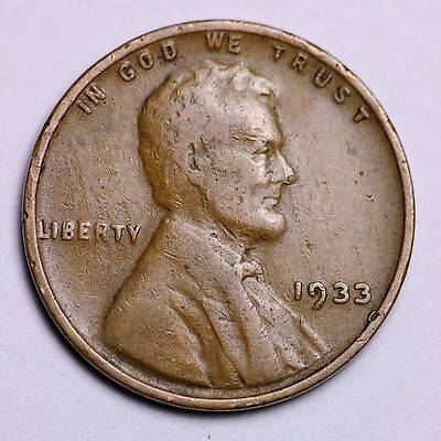 1933 Lincoln Wheat Cent Penny LOWEST PRICES ON THE BAY!  FREE SHIPPING!