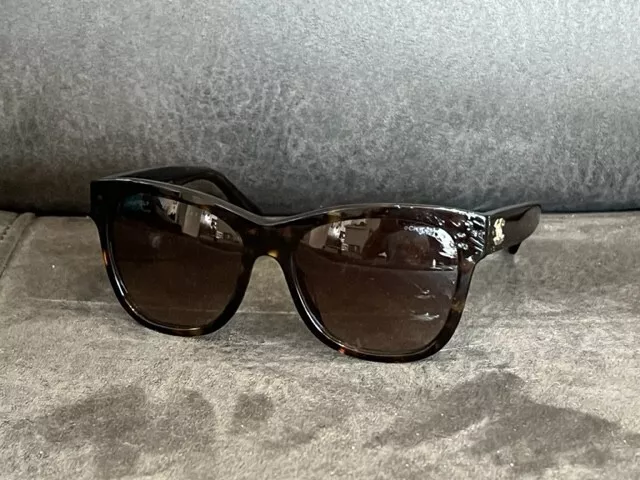 CHANEL 5478 C 714/S5 Sunglasses Dark Tortoise/Brown Grd w/ Gold Coco Charms  Logo $218.88 - PicClick