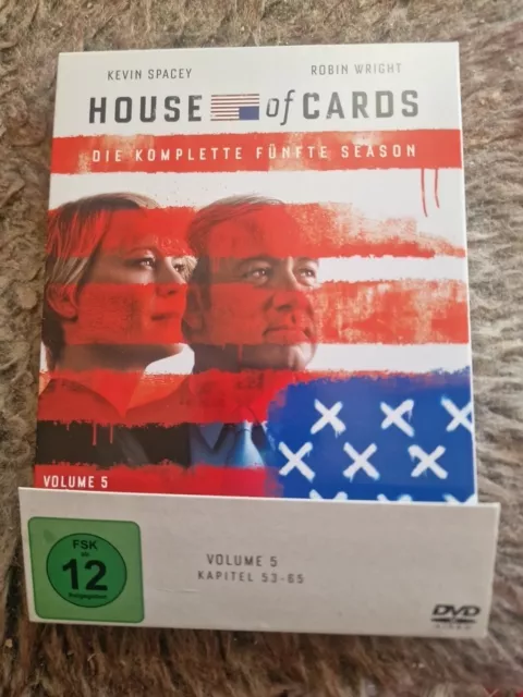 House of Cards - Die komplette fünfte Season (4 Discs) [DVD] Robin, Wright, Kell