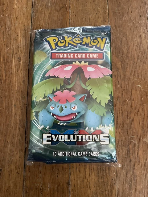 Pokemon XY Evolutions Sleeved Booster Pack - Trading Card Game - Venusaur Cover Pokemon XY Evolutions Sleeved Booster Pack - Trading Card Game - Venusaur Cover