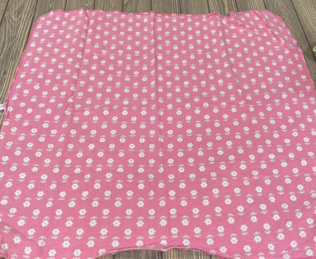 Child Of Mine By Carters Pink Gray Floral Baby Blanket Swaddle Receiving