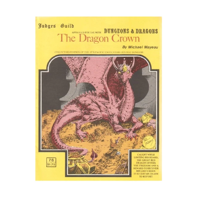 Judges Guild D&D Module Dragon Crown (2nd) Fair