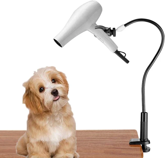 Dog Pet Grooming Table Hair Dryer Stand Holder Hands, Adjustable Flexible Third
