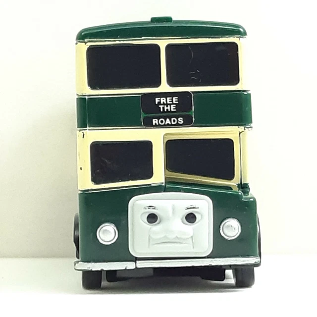 GREEN BULGY MOTORIZED Trackmaster Thomas The Tank Engine TOMY ...