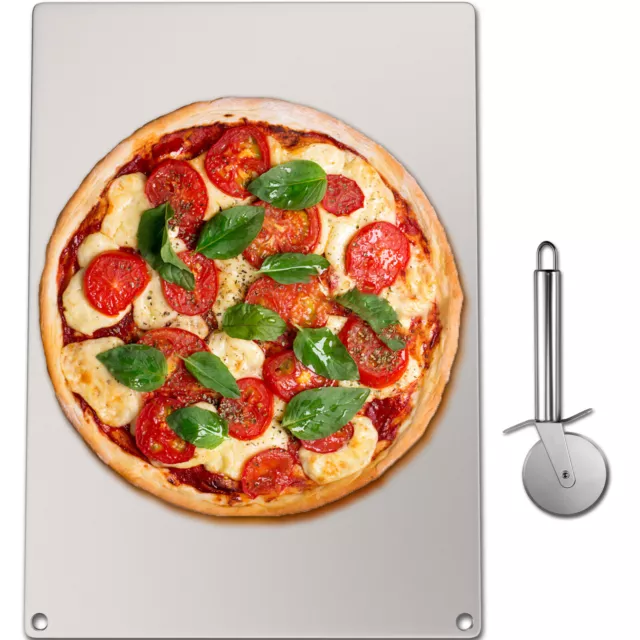 VEVOR Pizza Baking Plate Baking 14''x 20" x 0.2" A36 Pizza Stone Baking Steel