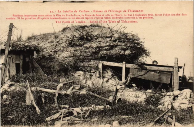 CPA AK Militaire - Verdun - Ruines de l'Ouvrage de Thiaumont (696830)
