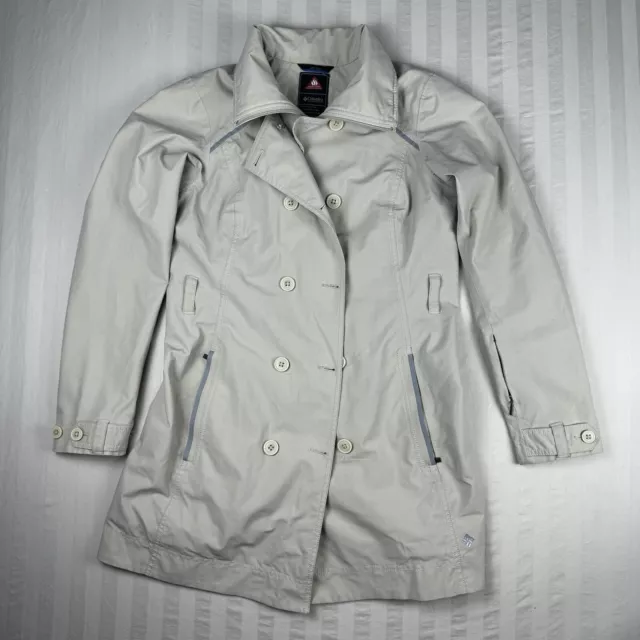 COLUMBIA ZENITH VISTA Jacket Womens LARGE or XL Waterproof Omni Heat Trench Coat 118.96 PicClick