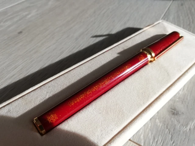 Stylo Plume Waterman Vintage Années 70 - Laque Couleur Sang De Bœuf - Occasion