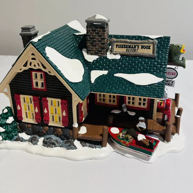 Department 56 The Original Snow Village Fisherman's Nook Resort 54607  W/ Box