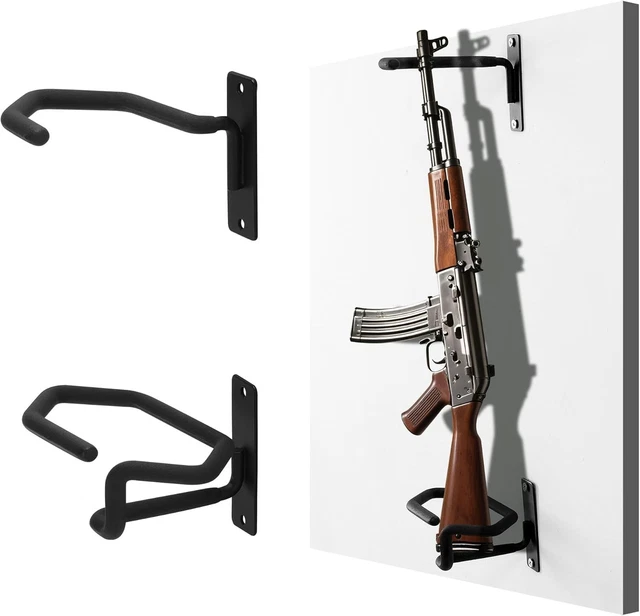 Gancio Fucili Carabina Porta Armi A Parete Per 6 Fucili - Gancio - Foto 5