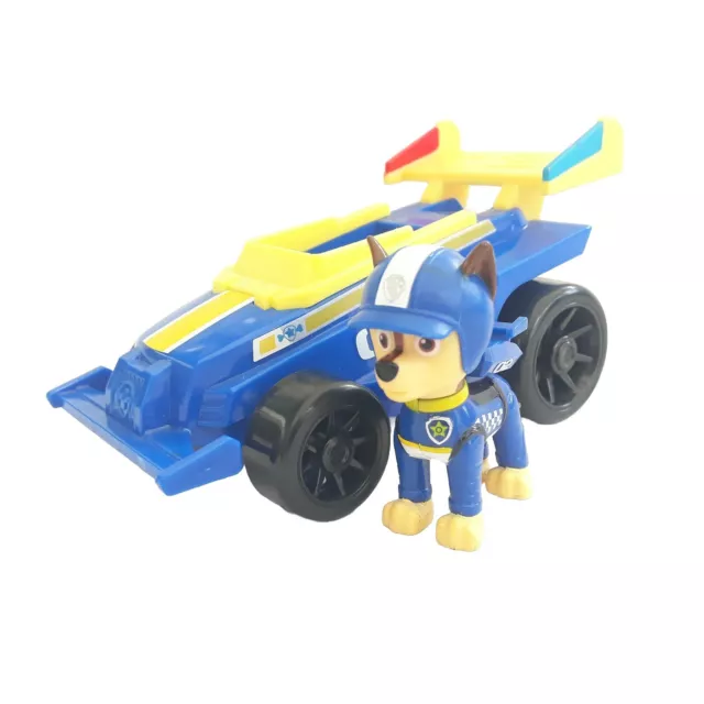 Paw Patrol Chase Ready Steady Race Figure And Race Vehicle Car Rare Toy F1