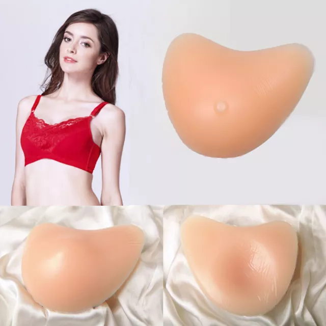Silicone Breast Form Fake Boob Mastectomy Prosthetic Pad Armpit Enhancer Insert