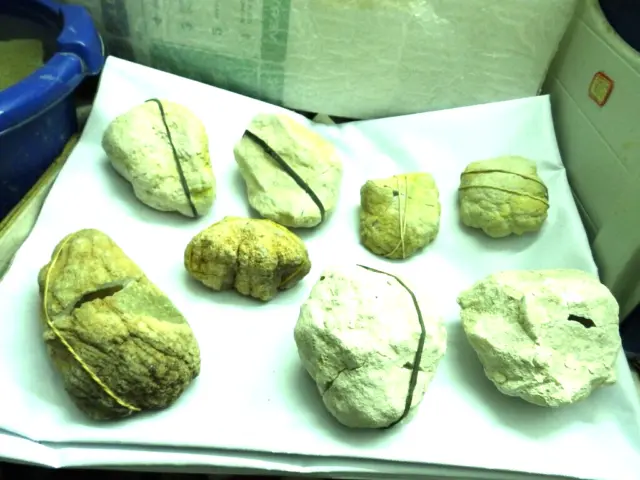 Minerales " Excelente Lote De 8 Geodas De Quarzo Del Sahara  -  2A24 ".
