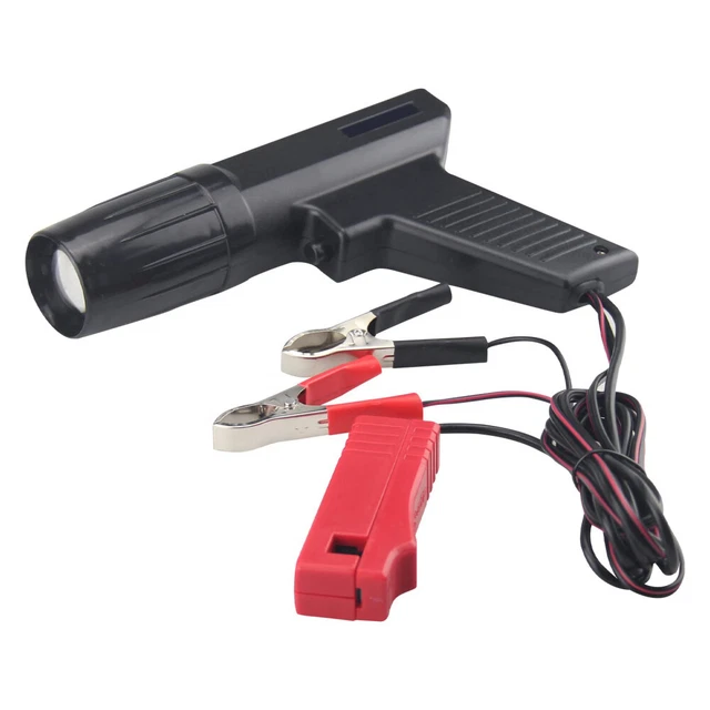 Lampada stroboscopica veicolo 12 v pistola di regolazione pistola luce di accensione pistola flash digitale