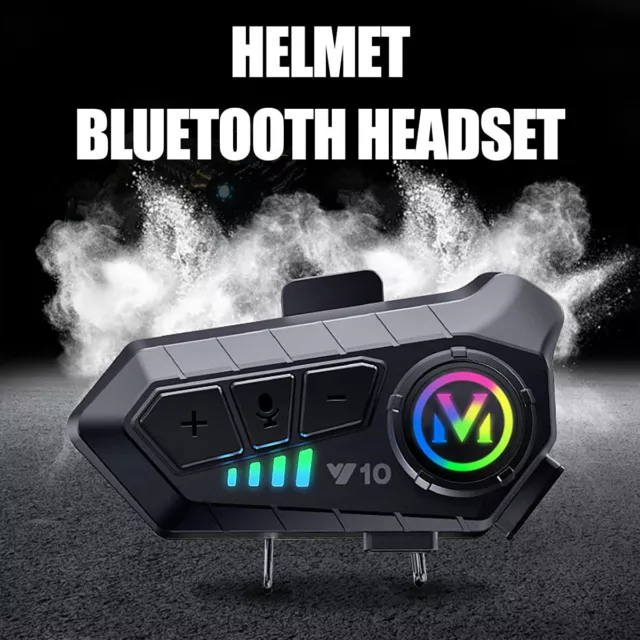 Bluetooth5.3 Motorcycle Helmet Headset Wireless Motorbike Headphone HiFi upgrade