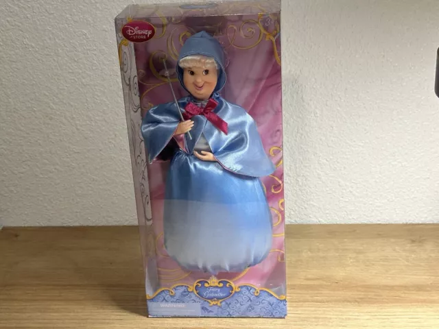 Disney Store Fairy Godmother Retired 12” Doll Classic Doll (Rare/Brand New) NIB