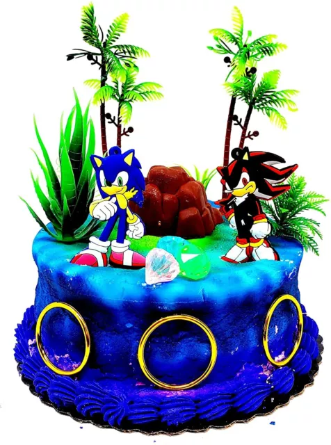 Sonic The Hedge Hog  ~  Birthday Cake Topper Set  ~ BRAND NEW ~