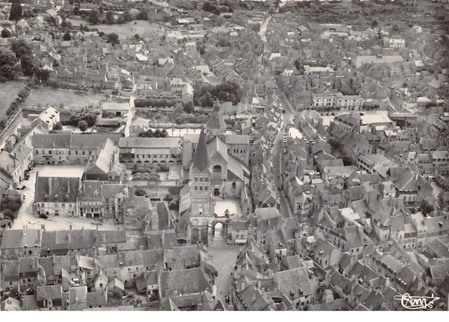 58 .n° 204715.la charité sur loire.vue aérienne. cpsm - 15 x 10.5 cm.