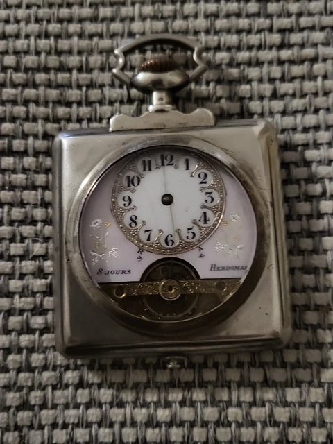 Montre à Gousset Ancienne En Argent - Adulte Unisexe (Occasion)