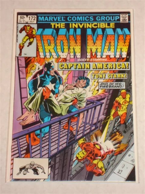 Ironman #172 Vol1 Marvel Scarce Captain America Apps July 1983