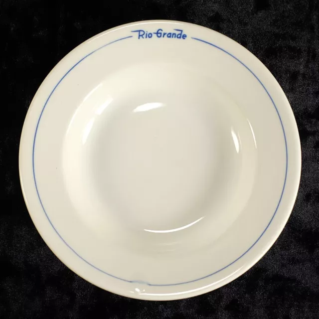 1951 Rio Grande Railroad Streamliner Train Vintage Restaurant China Plate / Bowl