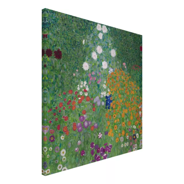 Leinwandbild Wandbild Bild Canvas Kunst Druck Gemälde Gustav Klimt Bauerngarten