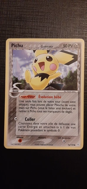 Picchu - EX:Ghosts Holon - 76/110 - French Pokemon Card