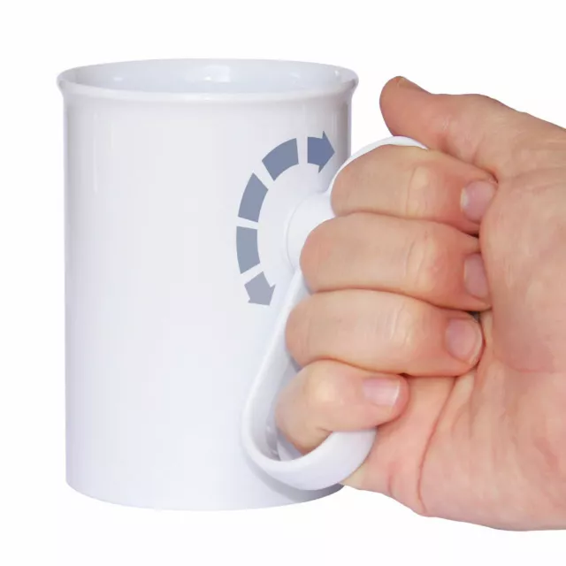 Handsteady Drinking Aid - Adult Feeding Cup - Anti Spill Feeder Beaker