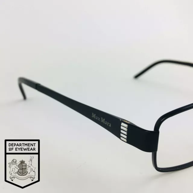 MAX MARA Brille SCHWARZ RECHTECKIG Brillengestell MOD: MM862 003 3