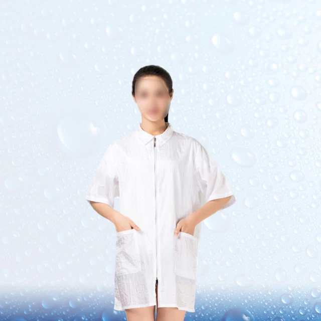 Cappotto da lavoro uomo mantello in nylon per parrucchieri cambiare grembiule