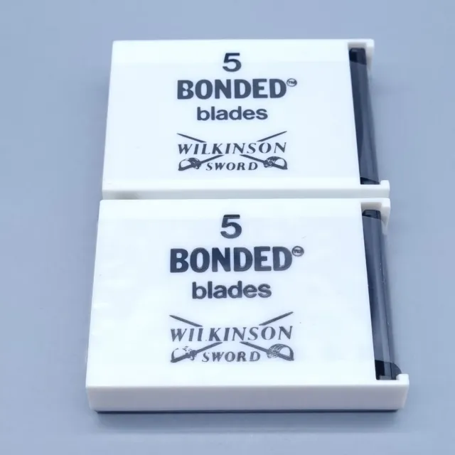 Wilkinson Sword Bonded Blades 2 Packs of 5 (10 Razor Blades) Genuine Vintage