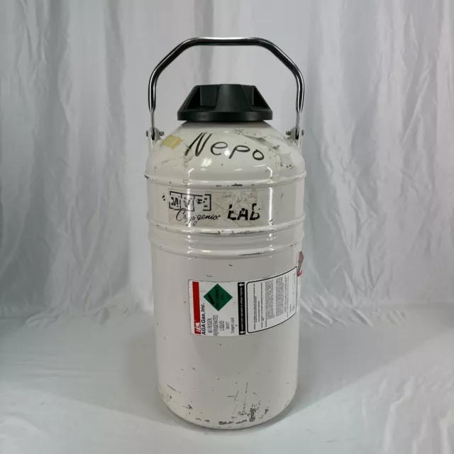 Chart MVE Lab 10 , Cryogenic Dewar Liquid Nitrogen Storage Tank