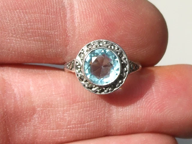 Bague marcassite sales argent ancienne