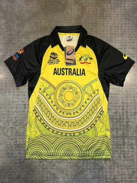 Asics Cricket Australia T20 World Cup 2022 Shirt/Jersey Size Medium