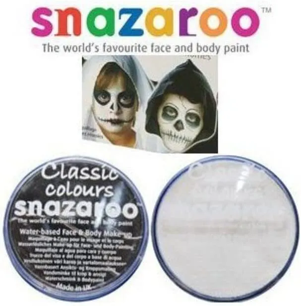 Snazaroo Face & Body Paint Make Up Vampire Dracula Halloween Black