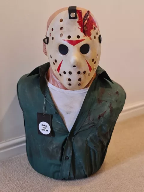 1:1  Scale Jason Voorhees Display Bust - Overhauled Rubber Johnnies mask