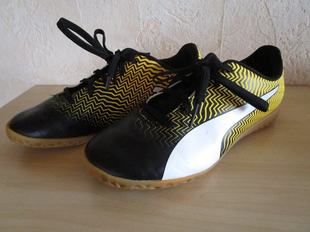 Fußballschuhe Hallenschuhe Turnschuhe Puma Größe 36 schwarz-gelb wie neu