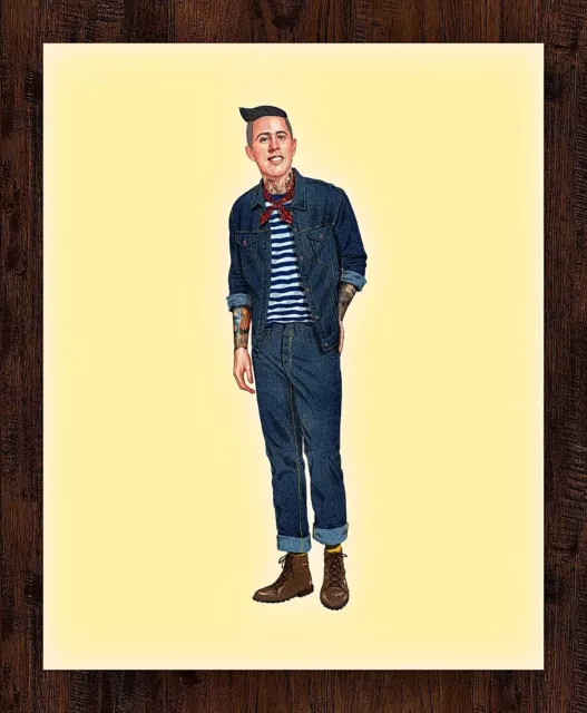 Seinfeld Street Style Jerry Limited Poster Archival Print Art  11x14