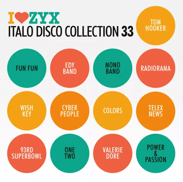 CD ZYX Italo Disco Collection 33 D'Artistes Divers 2CDs