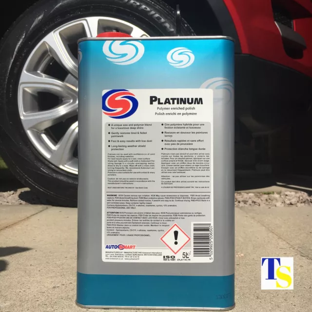 Autosmart Platinum 5 Litre 5L (Premium Wax Car Polish - rich shine TRADE)