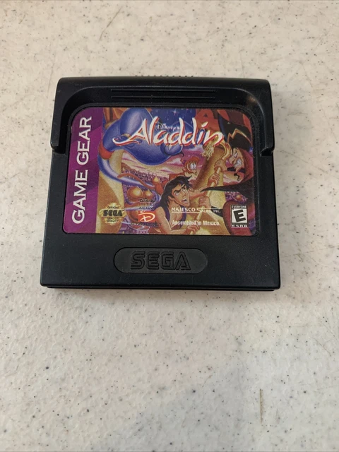 ALADDIN SEGA GAME-GEAR (GG) EURO (COMPLETE - BOX DAMAGED
