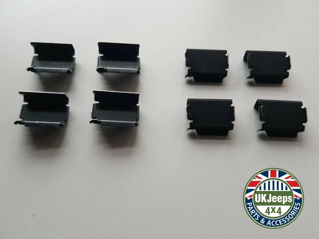 FRONT BRAKE CALIPER Pad Spring Clip Clips KIT OF 8 For Jeep