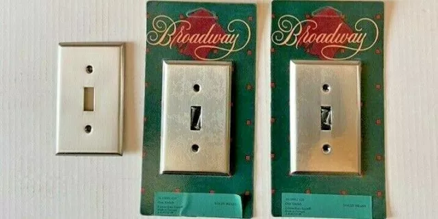 GENUINE BROADWAY COLLECTION SOLID BRASS Switch Plates