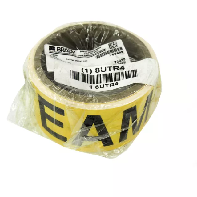 Brady 73929 Yellow STEAM Pipe Marker Fits Pipe OD 2-1/2" to 6" (25 Pcs)